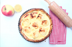 Normandische appeltaart