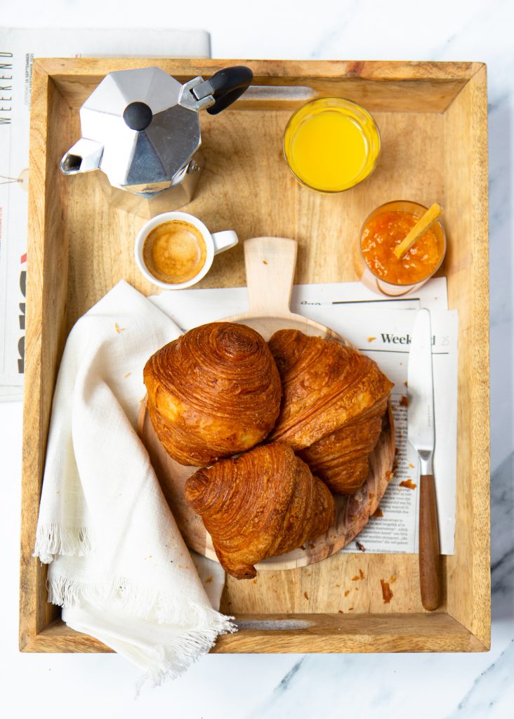 croissant dienblad  © Irene de Waal