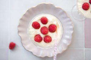 witte chocolademousse